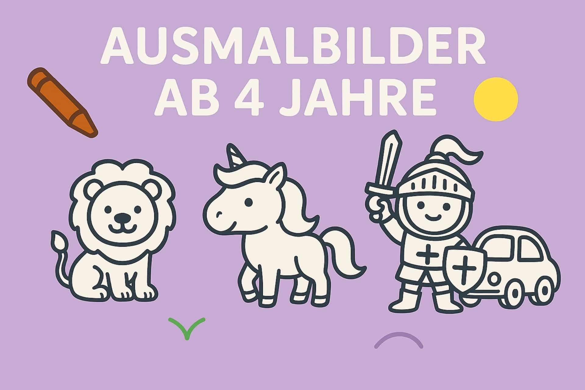 Ausmalbilder ab 4 Jahre