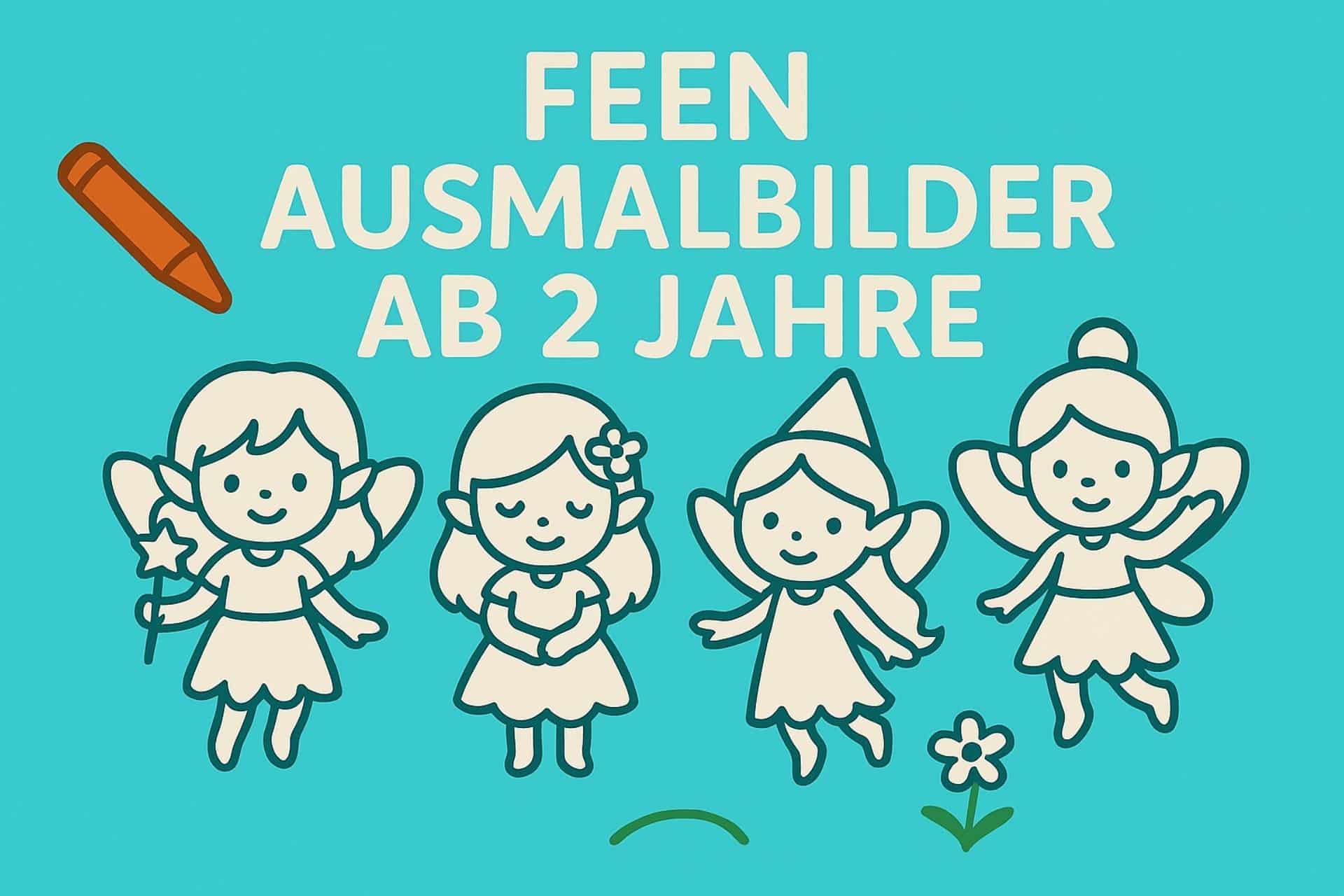 Feen Ausmalbilder ab 2 Jahre