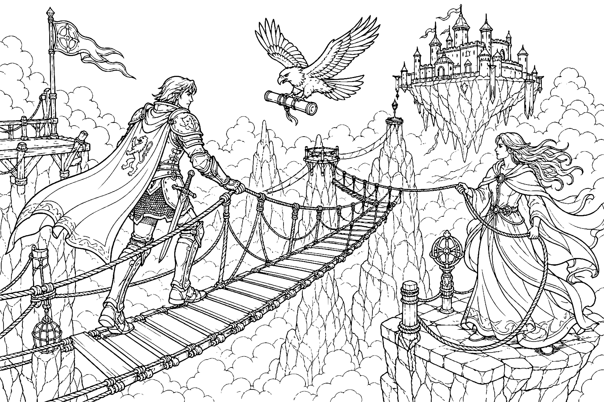 Der Ritter auf der Himmelsbrücke