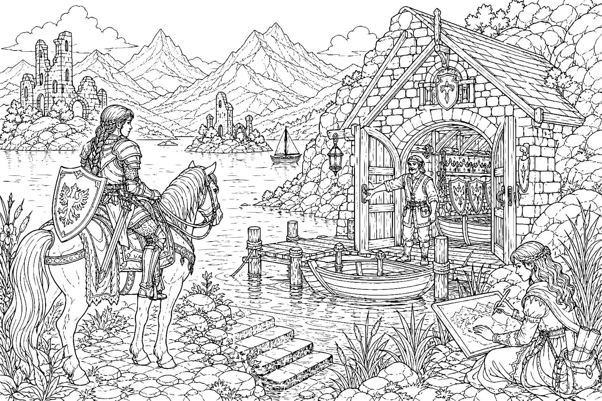 Die Ritterin am See der vergessenen Könige