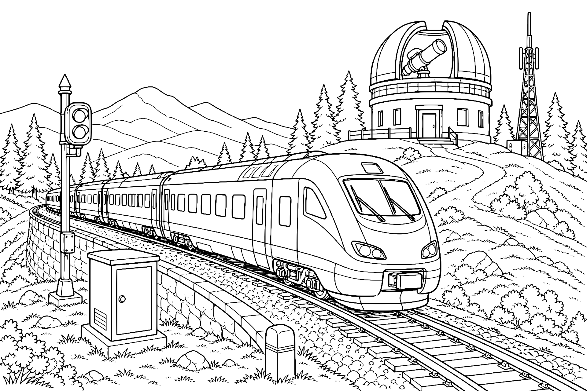 Nacht-Express am Mondobservatorium